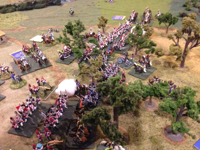 A desperate fight ensues as the Prussian grenadiers high portions of two French divisions.